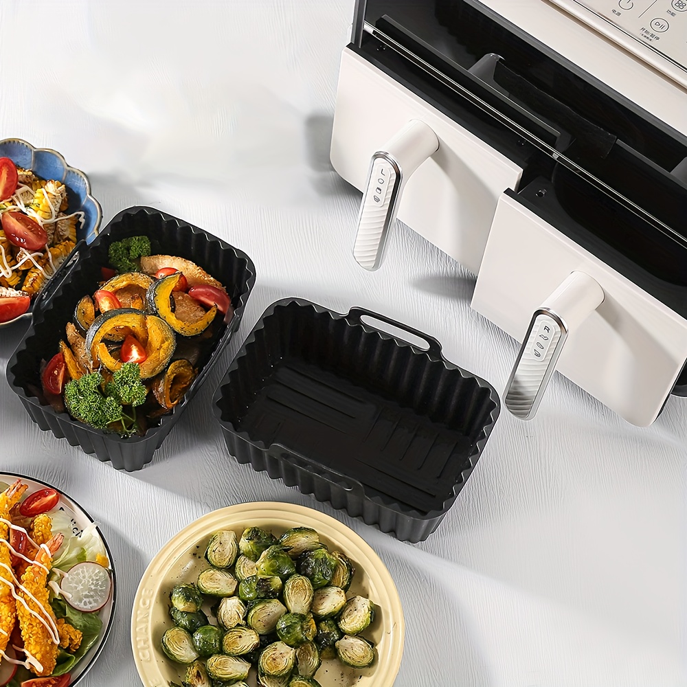 에어프라이어용 실리콘 용기 2개, 내열성 에어프라이어  - Air Fryer Silicone Pot Liner 리뷰 및 가격