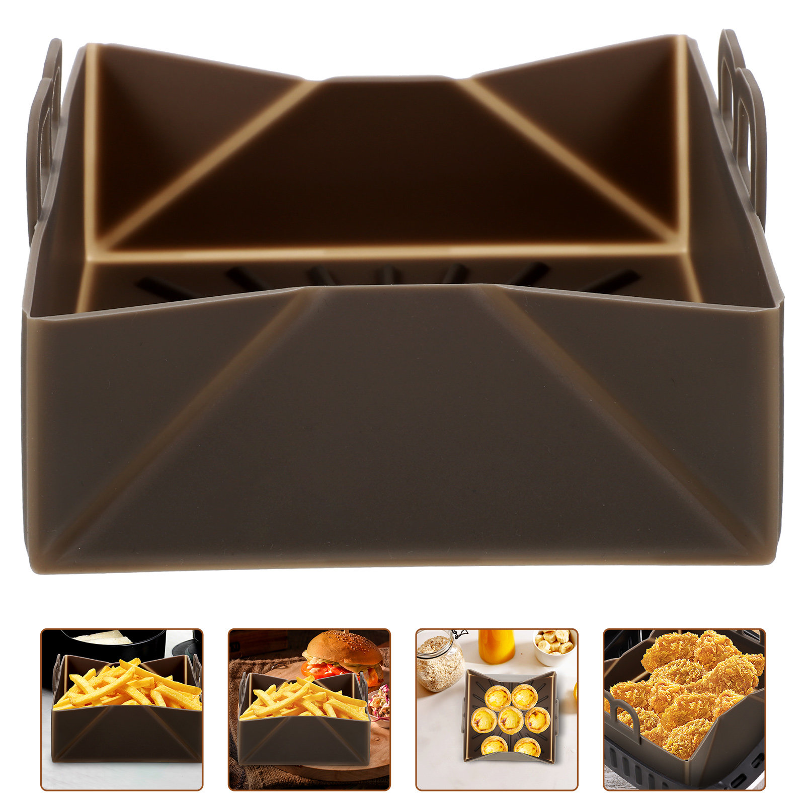 에어프라이어용 실리콘 라이너, 재사용 가능, 눌어붙지  - Air Fryer Silicone Pot Liner 리뷰 및 가격