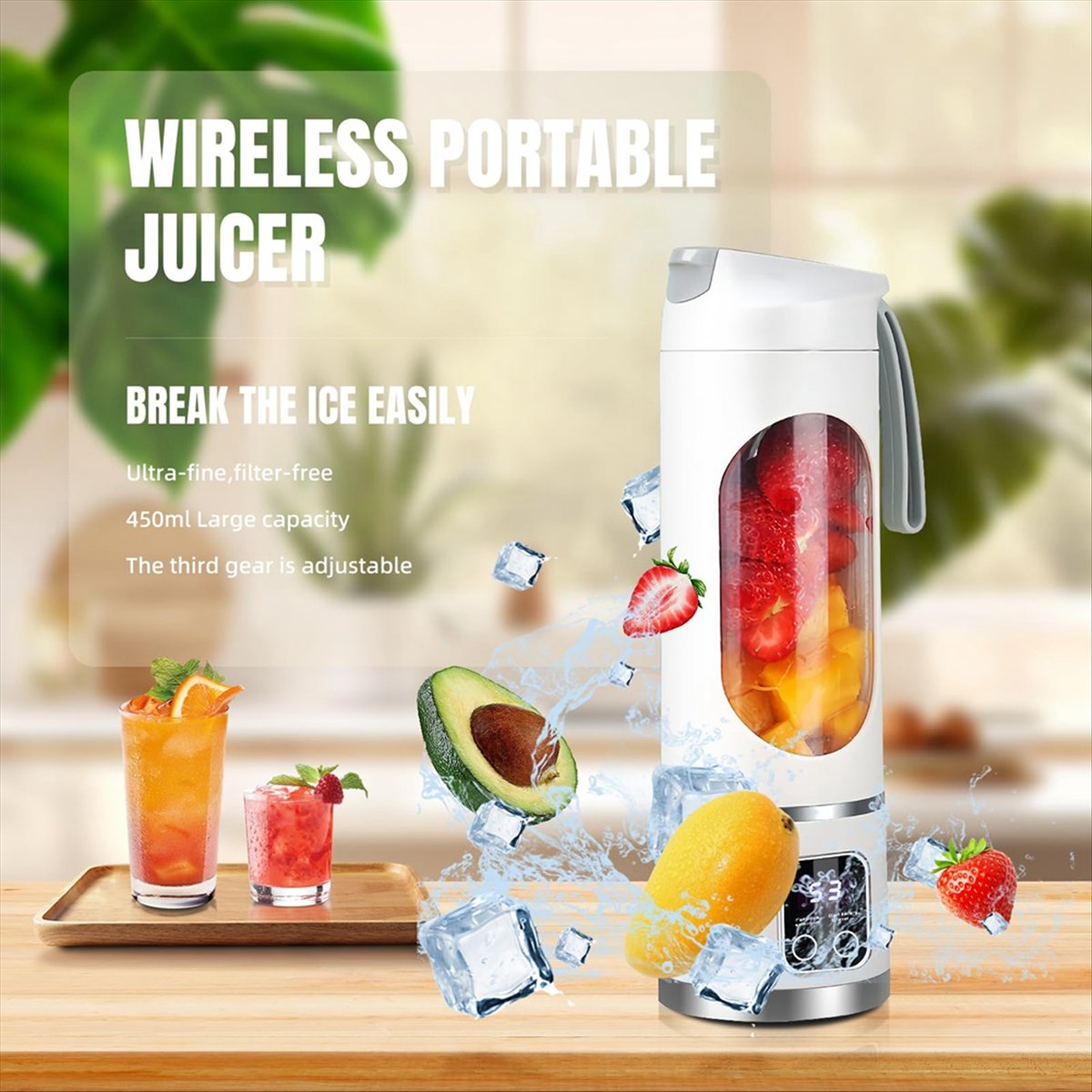 A20M USB 충전식 휴대용 블렌더 8 블레이드 미니 - Portable Blender Usb Rechargeable 리뷰 및 가격
