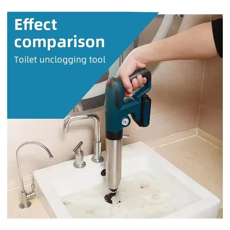 전동 에어 플런저 변기 막힘 제거 도구 - 강력한 배관 - Home Appliances 리뷰 및 가격